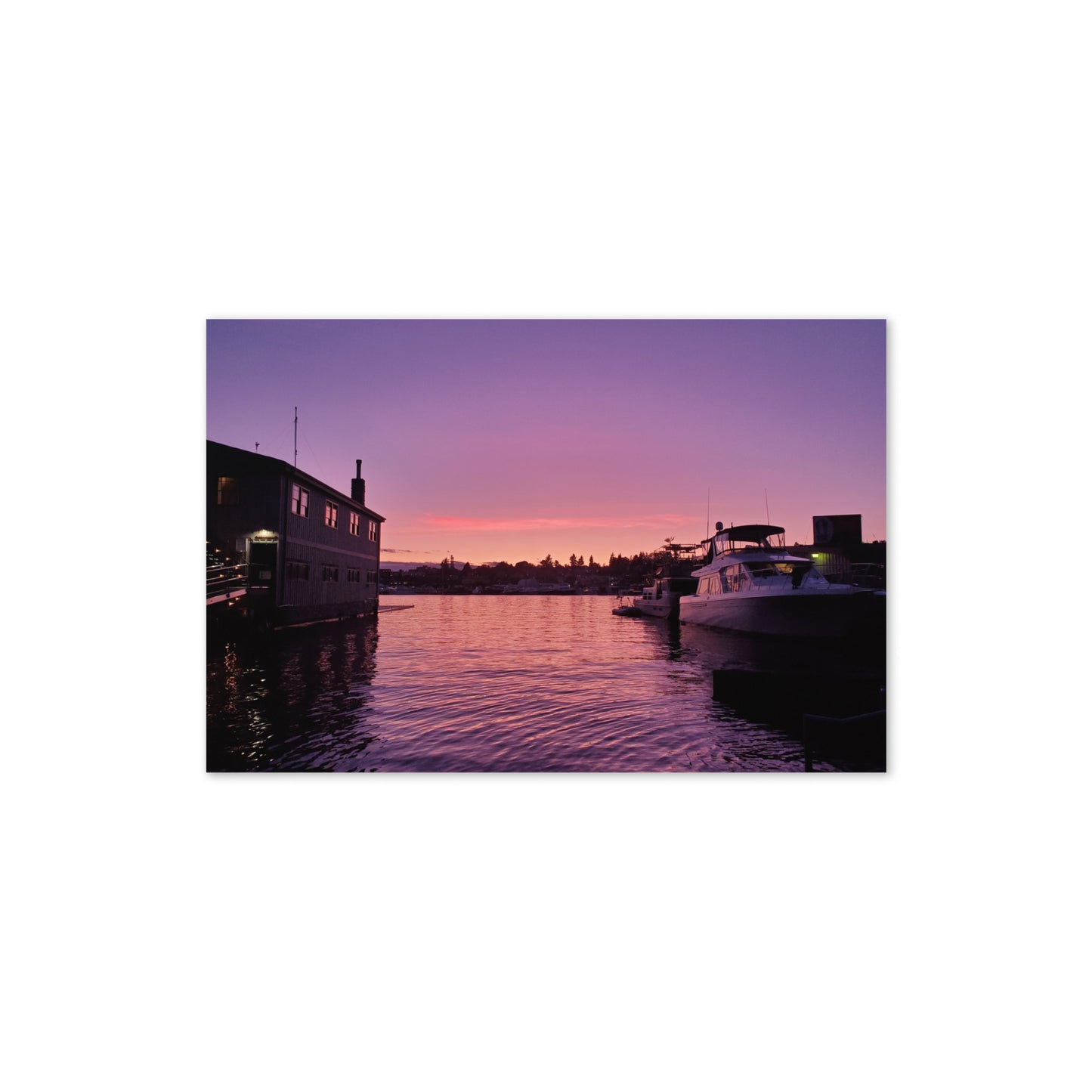 Card - Sunset Harbor