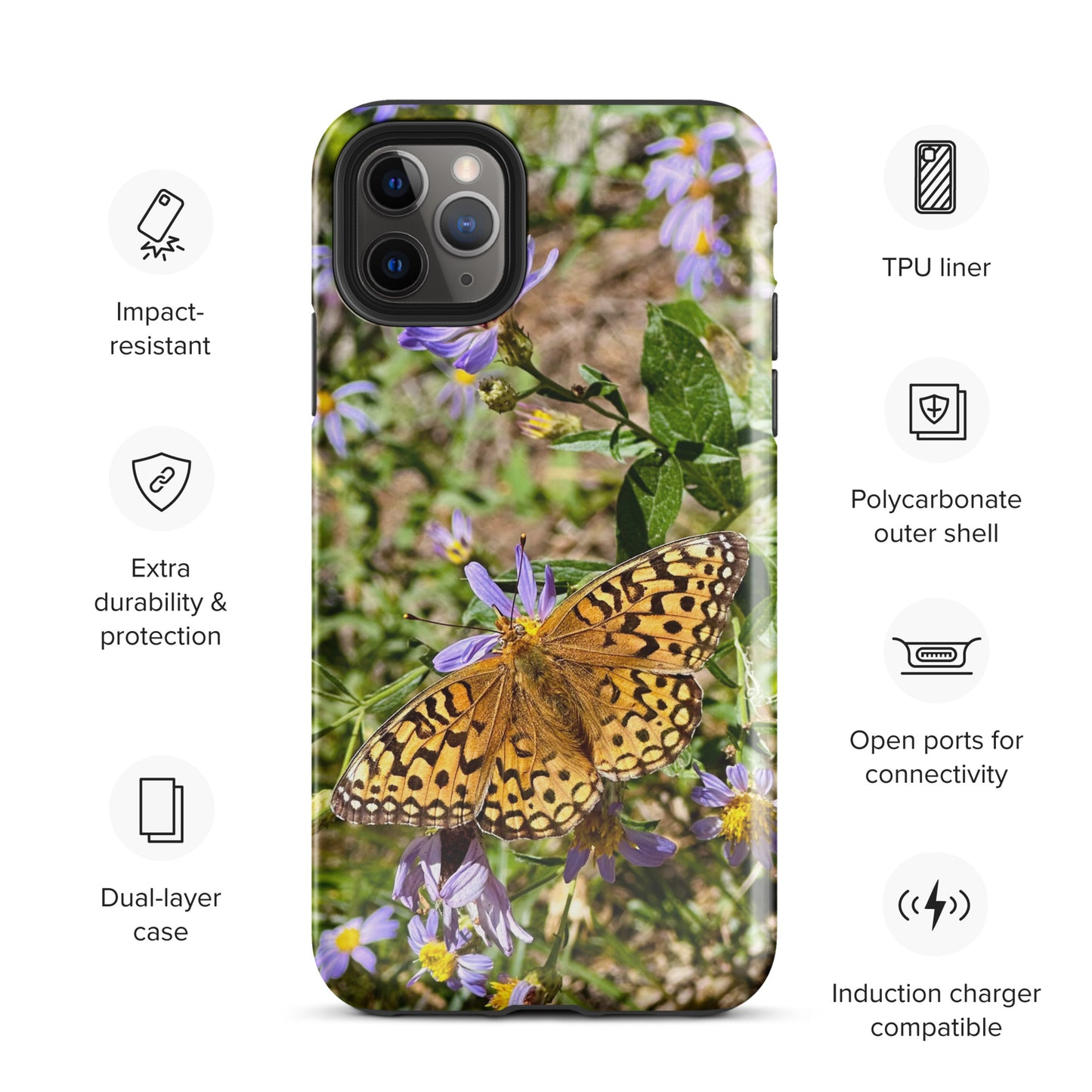 Tough Case for iPhone® - Butterfly