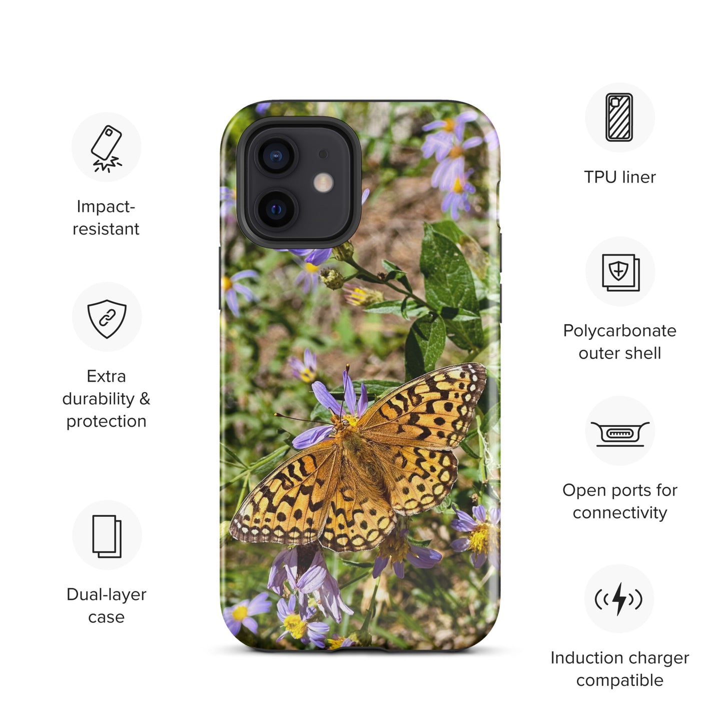 Tough Case for iPhone® - Butterfly