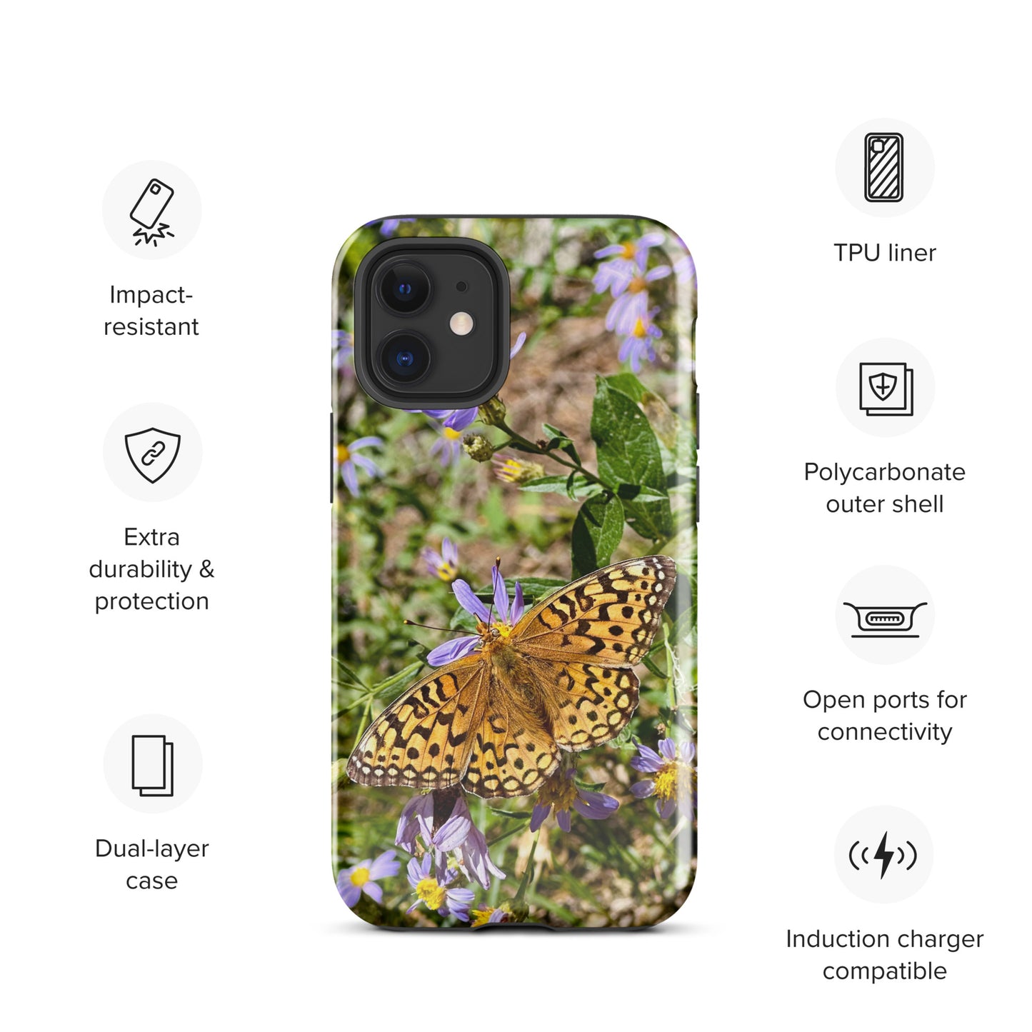 Tough Case for iPhone® - Butterfly