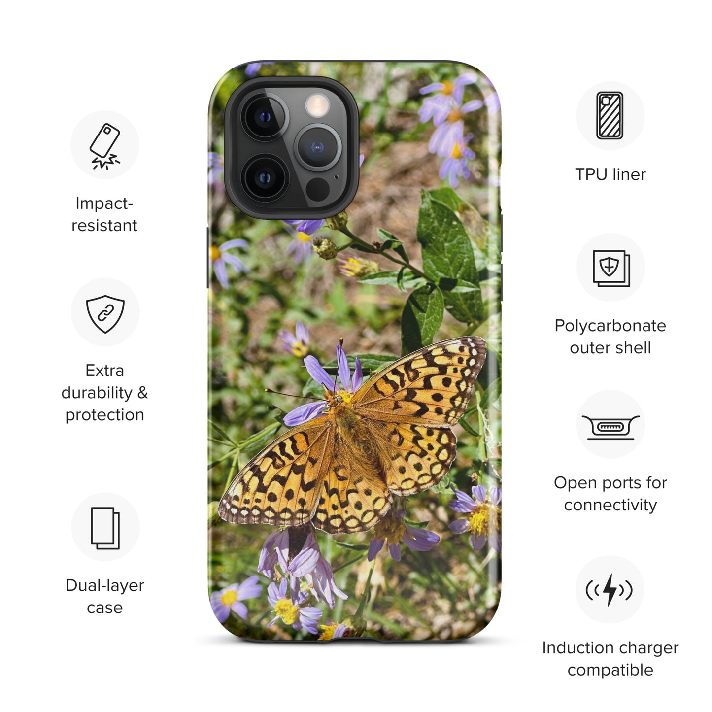 Tough Case for iPhone® - Butterfly