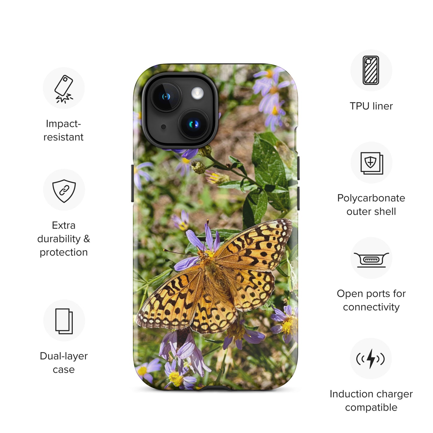 Tough Case for iPhone® - Butterfly