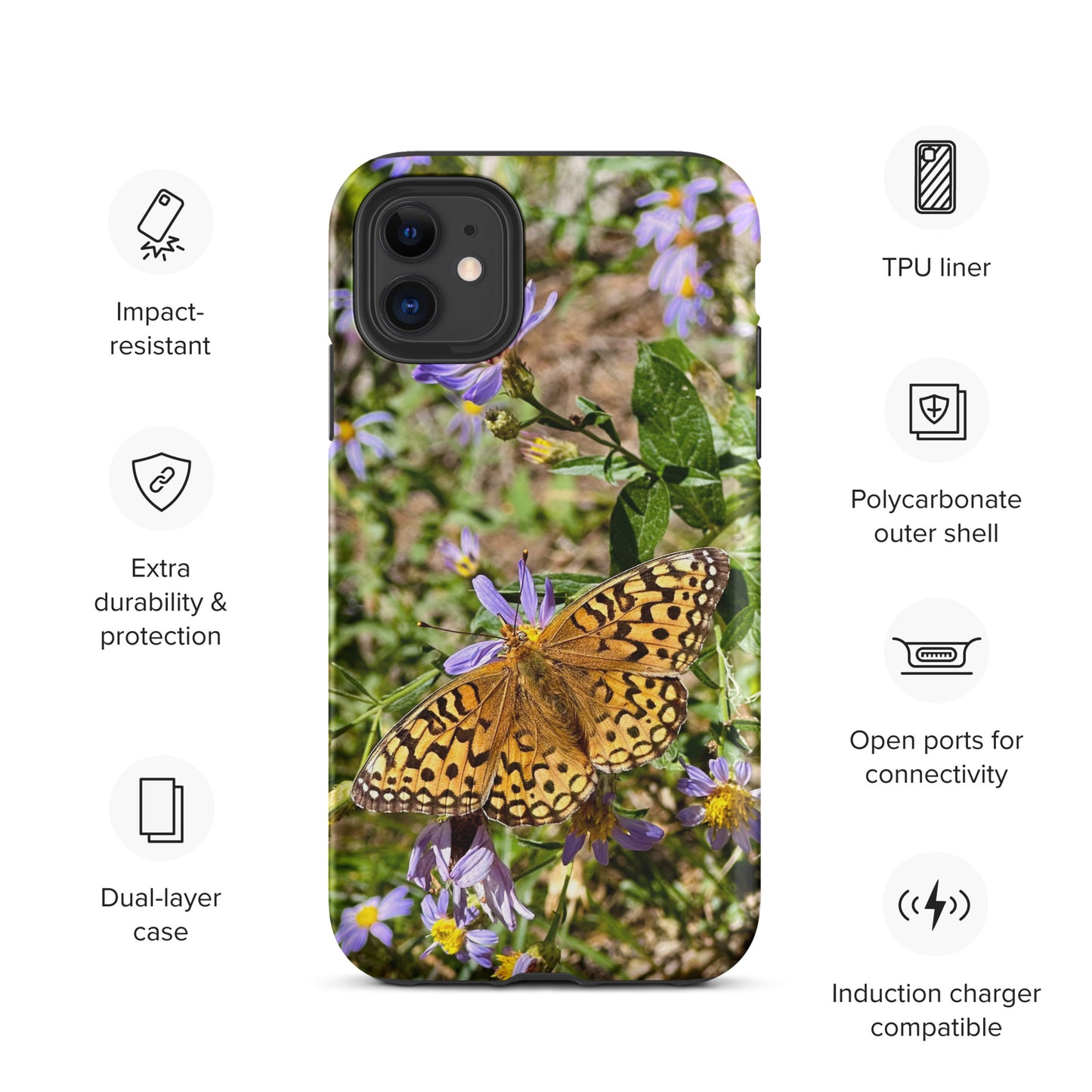 Tough Case for iPhone® - Butterfly