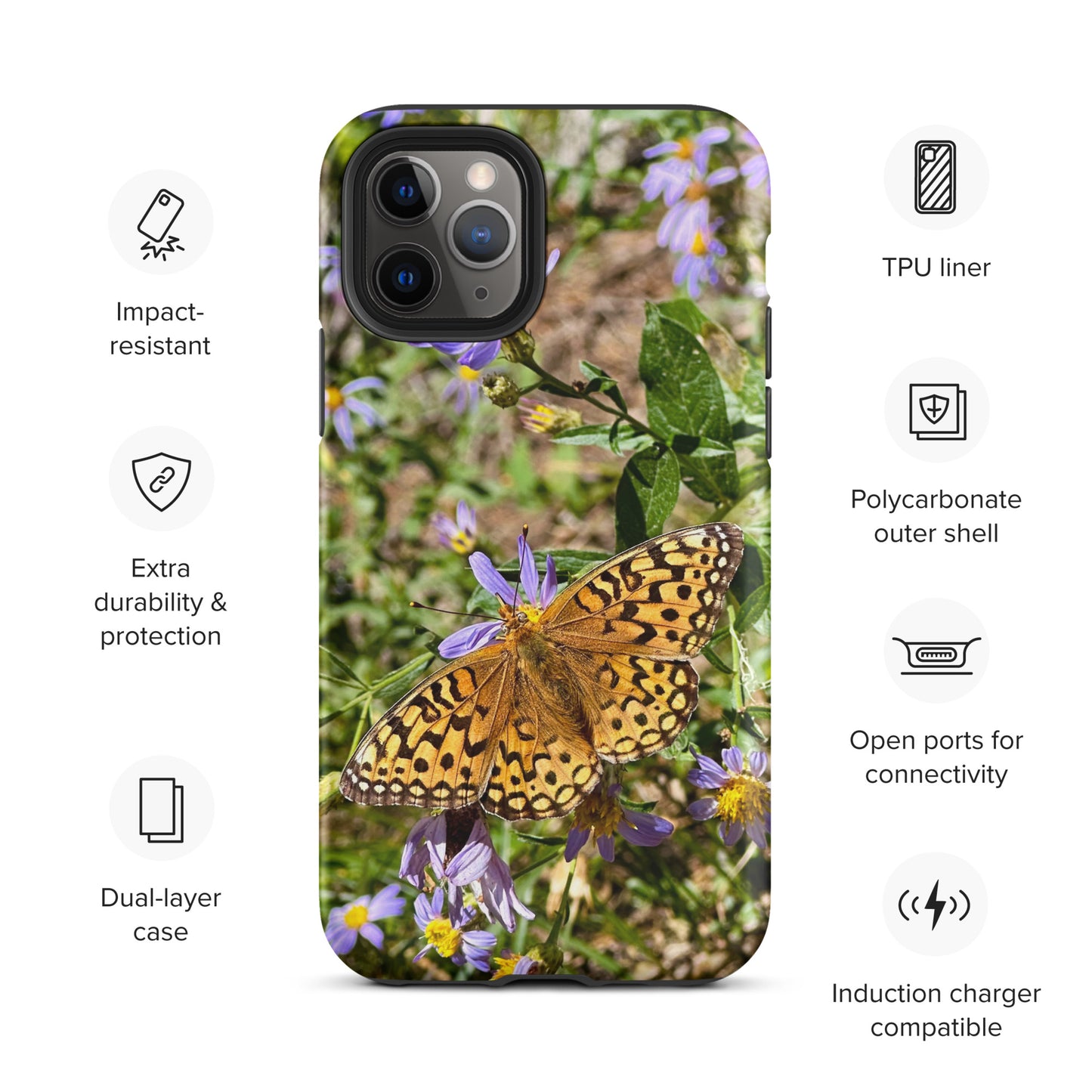 Tough Case for iPhone® - Butterfly