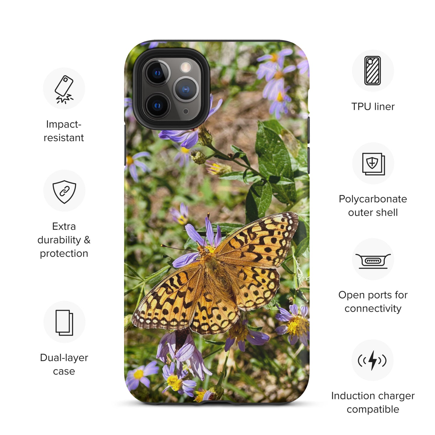 Tough Case for iPhone® - Butterfly