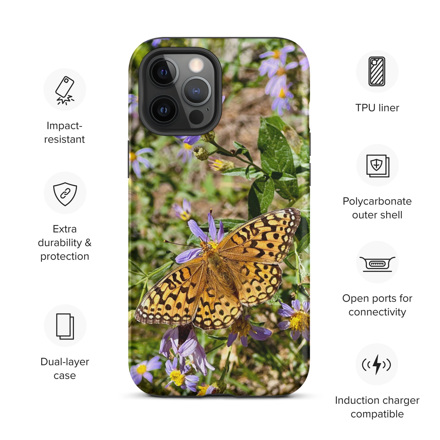 Tough Case for iPhone® - Butterfly