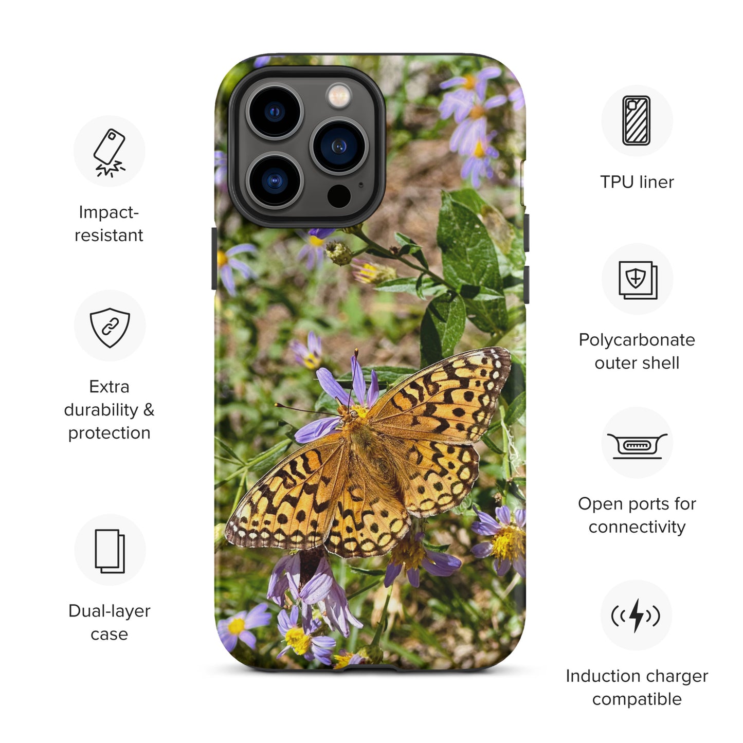 Tough Case for iPhone® - Butterfly