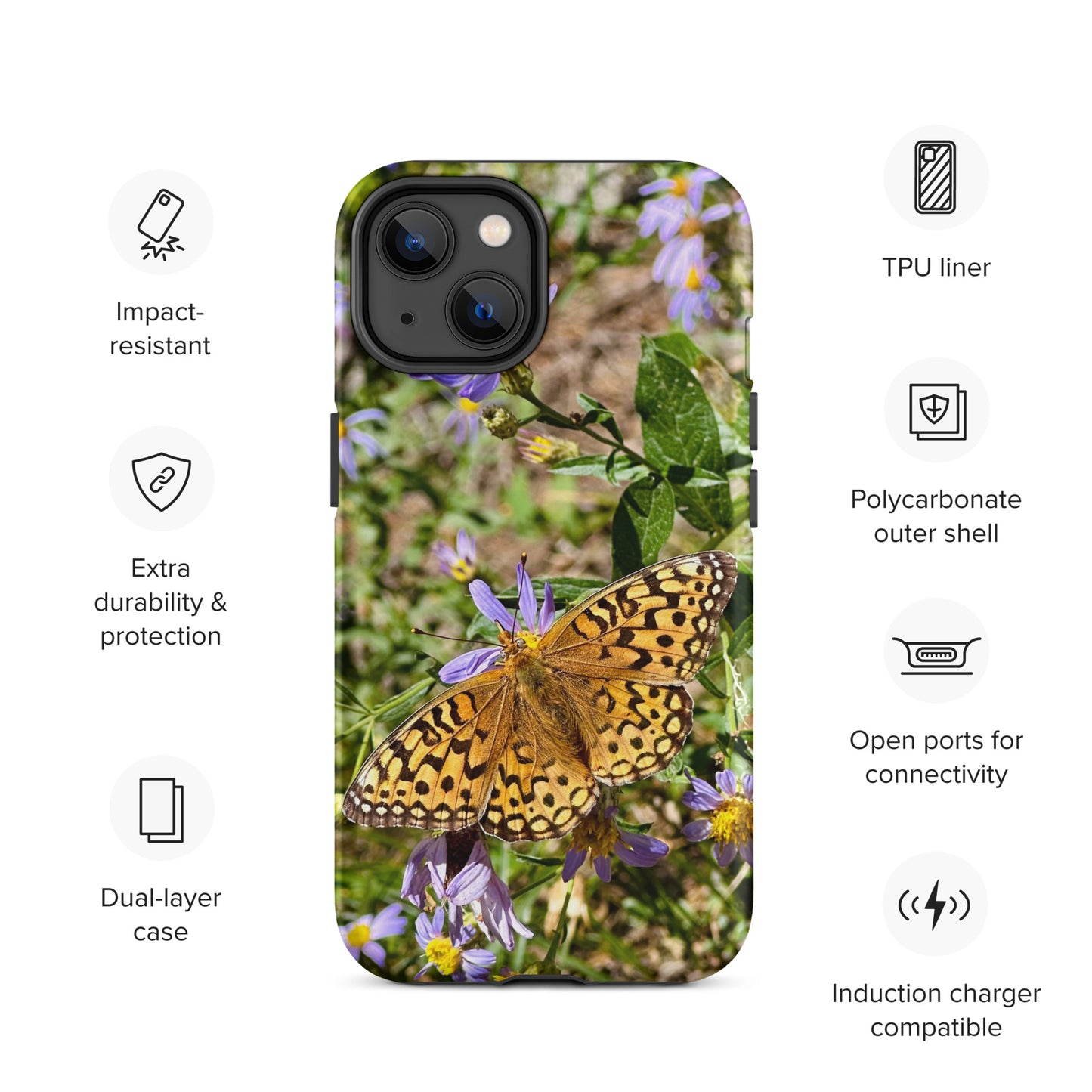 Tough Case for iPhone® - Butterfly