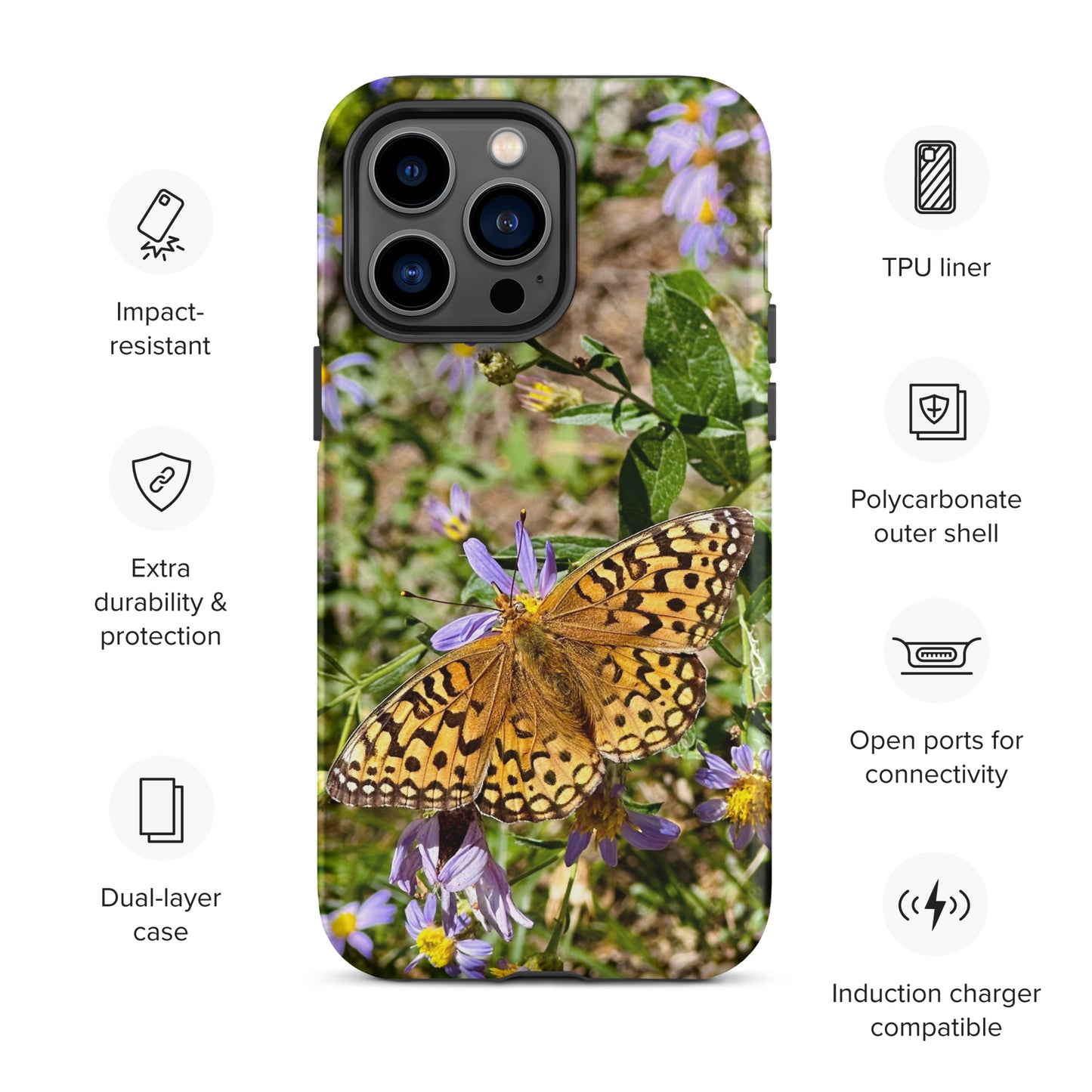 Tough Case for iPhone® - Butterfly